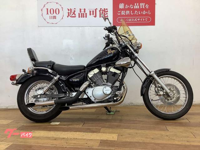 ＸＶ２５０ビラーゴ　スラッシュマフラー　バックレスト装備