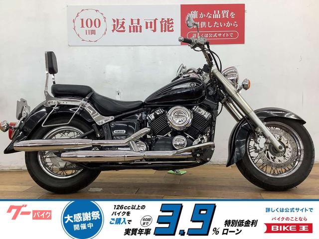 ドラッグスター４００クラシック　２００１年モデル　バックレスト装備