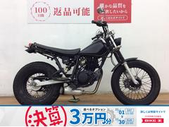 ヤマハ　ＴＷ２００Ｅ　スカチューン　スーパートラップマフラー　マットブラック　社外タコメーター
