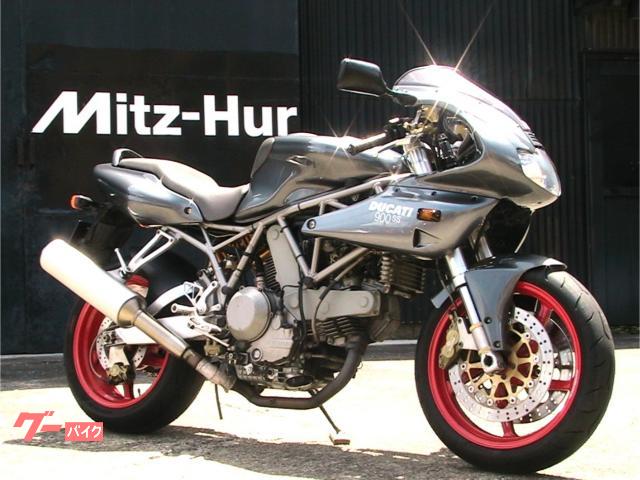 ＳＳ９００ｉｅ　セナカラーモデル　ショートサイドタイプＦＲＰハーフカウル　バックステップ　トップブリッジ換装　タイミングベルト交換