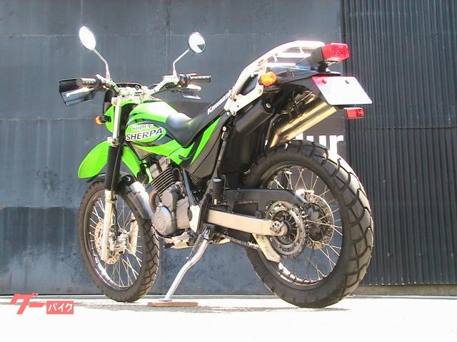 カワサキ スーパーシェルパ250 純正アルミリアキャリア 純正 カワサキ スーパーシェルパ250 純正アルミリアキャリア 純正