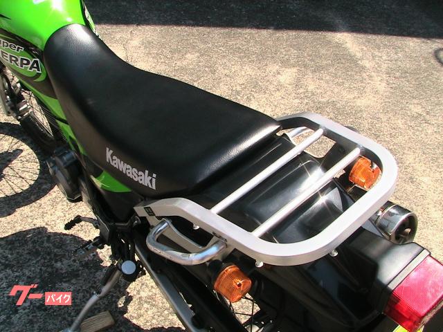 カワサキ スーパーシェルパ250 純正アルミリアキャリア 純正
