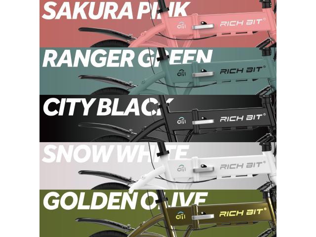新品★RICHBIT CITY リッチビット シティブラック 免許不要 新法適用モデル] 電動バイク RICHBIT CITY(シティブラック