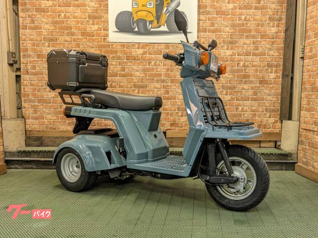 ジャイロＸ　４スト　２人乗り仕様　オールペイント　新品トップケース　他新品オプション多数　整備済み　側車付軽二輪仕様