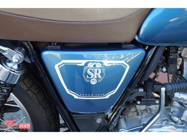 Yamaha SR400 バイクタンク 青/銀 Yamaha SR400 バイクタンク 青/銀 SR400 Yamaha バイクタンク (ユー