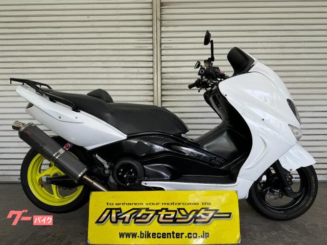 ＴＭＡＸ　ＳＪ０２Ｊ　２００３年モデル　ヨシムラマフラー　リアキャリア　社外ステップ