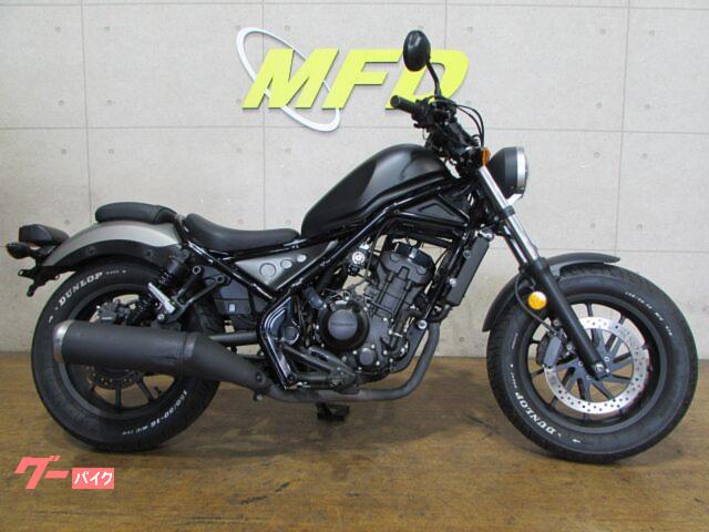 レブル２５０　ＥＴＣ車載器付き！マットブラックのタンクカバーやサイドカバー装着！