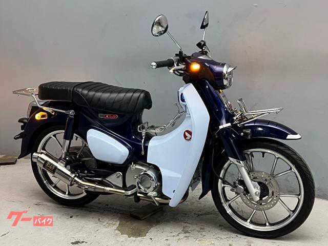 スーパーカブＣ１２５　ＪＡ４８　２０１８年スマートキーモデル　キジマフォグランク　ヨシムラステンフルエキマフラー