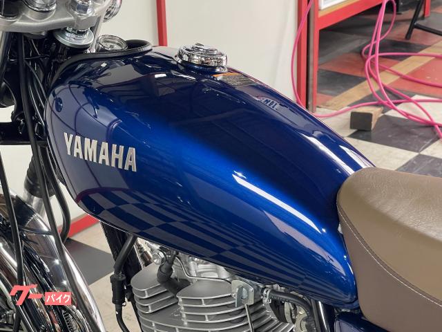 最終値下 YAMAHA SR400 2019 凹あり タンク グレイッシュブルー