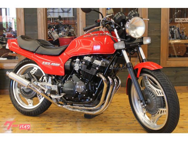 ＣＢＸ４００Ｆ　国内物　１９８３年モデル　社外４－１マフラー　ＢＥＥＴポイントカバー