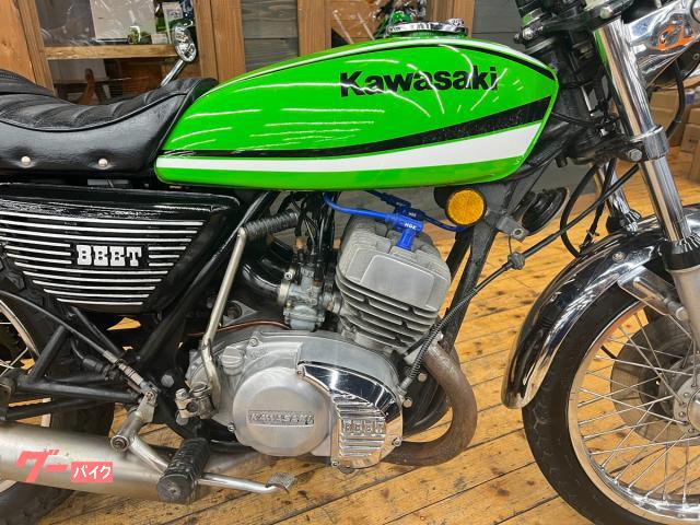 カワサキ ＫＨ２５０ １９７９年モデル Ｂ４ １番シボリハンドル 集合チャンバー タックロールシート ＢＥＥＴアルフィン エンジンカバー｜Ａｕｔｏ  Ｓｕｐｐｌｙ｜新車・中古バイクなら【グーバイク】