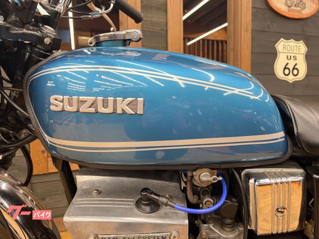 スズキ GT380 3本出しチャンバー タックロールシート