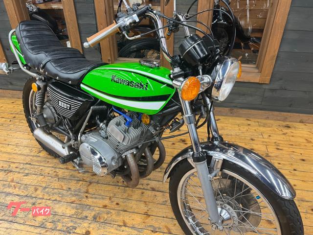 カワサキ KH250 1979年 国内物 B4 1番絞りハンドル カワサキ KH250 1979年 国内物 B4 1番絞りハンドル