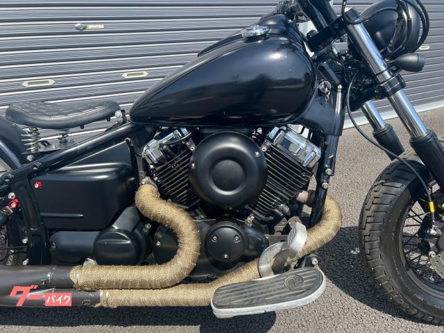 ドラッグスター1100 2in1スラッシュカットマフラー うしわか様専用