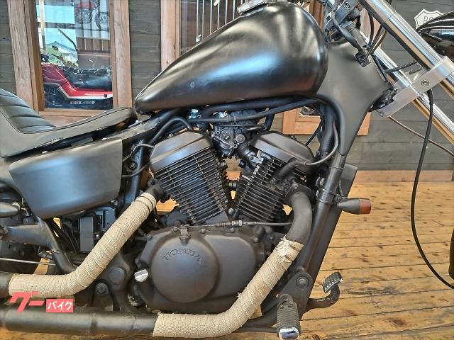 ホンダ スティード400 ブラックアウトフルカスタム ファット