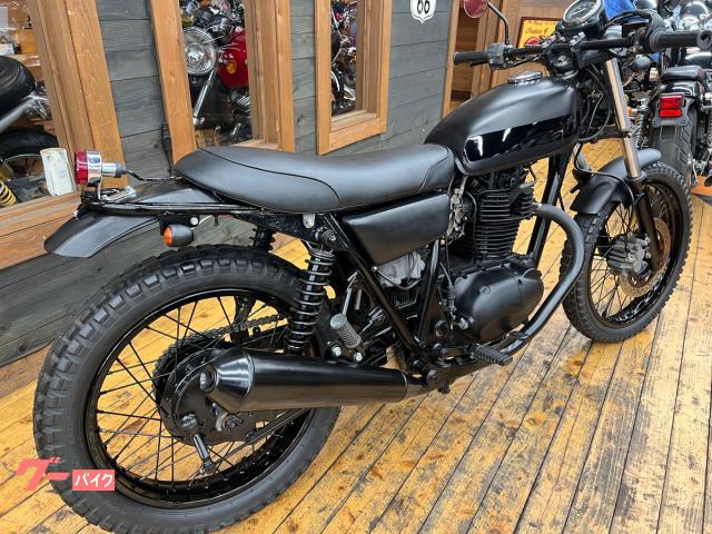 カワサキ 250TR 2002年 ブラックアウト フラットバー