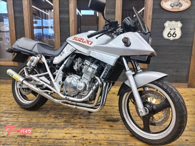 ＧＳＸ２５０Ｓ　ＫＡＴＡＮＡ　ＲＰＭマフラー　サンスターブレーキディスク　タンクパッド付