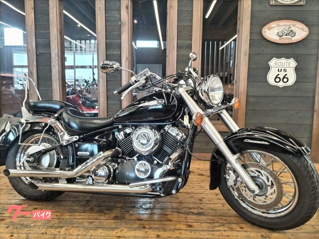 ドラッグスター４００クラシック　ＶＨ０１Ｊ　スラッシュカットマフラー　シーシーバー　サイドバッグサポート　ＥＴＣ付