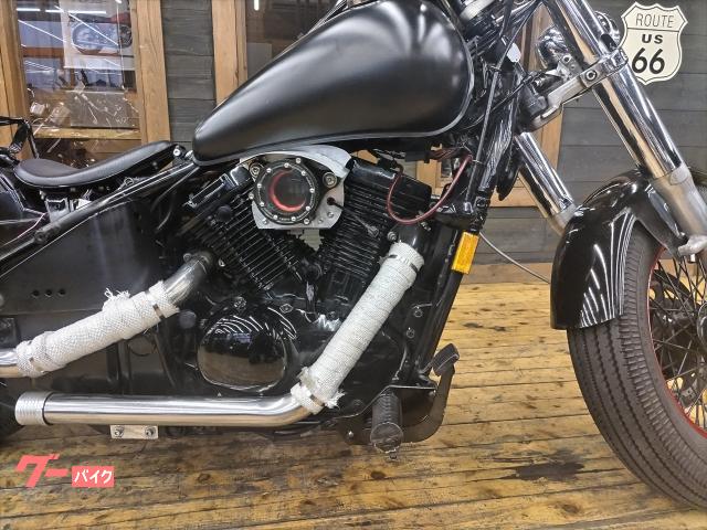 カワサキ バルカン400クラシック ドラッガースタイル 艶消カスタム