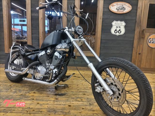 ＸＶ２５０ビラーゴ　フルカスタム　スポタン　４０アップロボハン　トリプルツリー　フォーク延長　リジットサス　ＬＥＤヘッドライト他