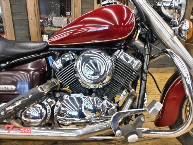 NO.4609 ドラッグスター４００ (DRAGSTAR)　スラッシュカットマフラー　ロングシーシーバー　アップハンドル　スネークスキンパターンペイント　☆彡 ヤマハ ドラッグスター400クラシック ロングスラッシュカット