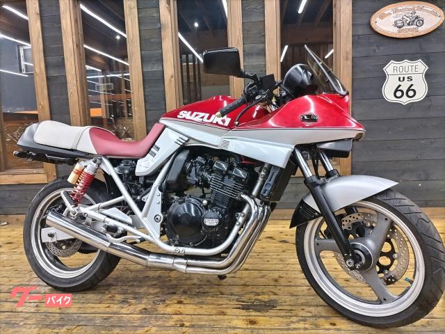 ＧＳＸ２５０Ｓ　ＫＡＴＡＮＡ　ハリケーンセパレートハンドル　メッキショート菅　前後社外ウィンカー　社外リアサス　ナポレオンミラー