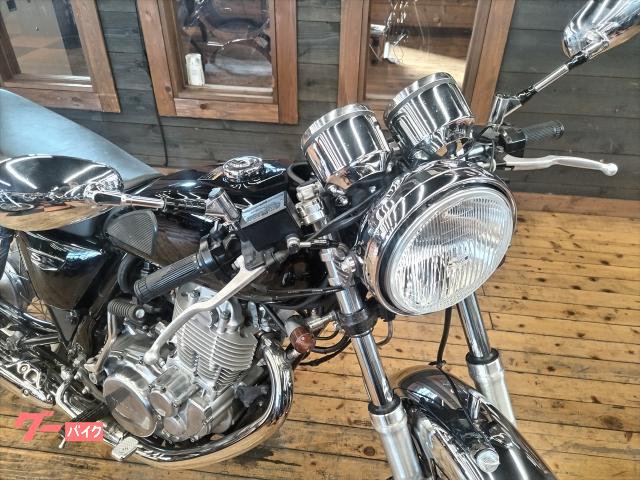 バイク SR400 RH03j 2017 6500km ヤマハ SR400 RH03J型 2017年モデル セパハン ダブル