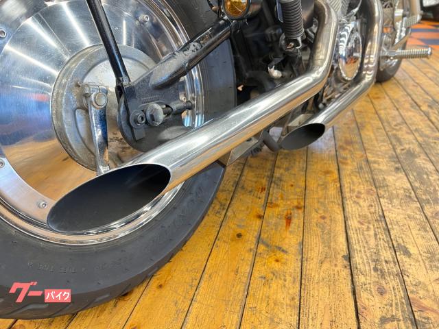 ホンダ スティード400 チョッパーカスタム トリプルツリー ロング