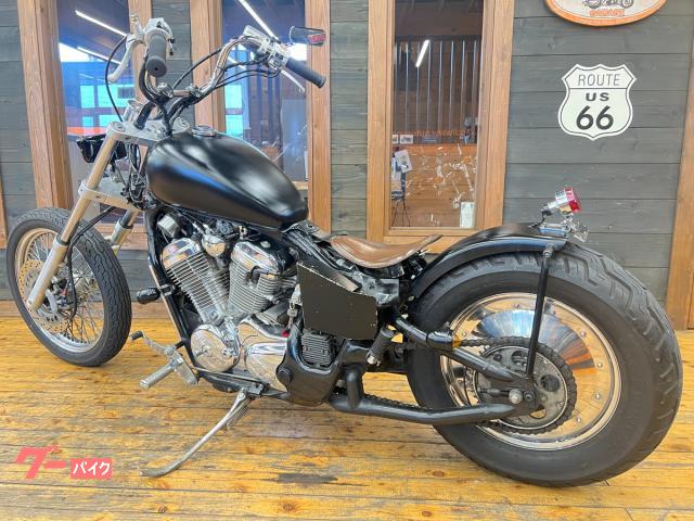 ホンダ スティード400 チョッパーカスタム トリプルツリー ロング