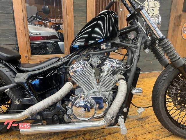 ホンダ スティード400 フリスコカスタム ドラッグパイプマフラー