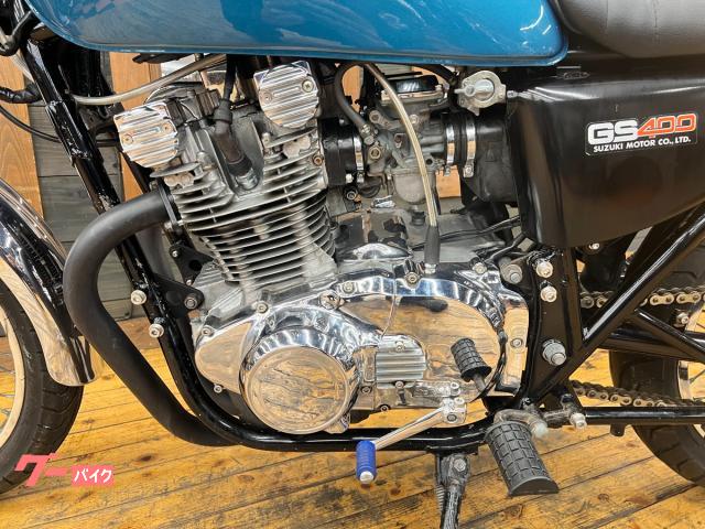 スズキ GS400 昭和52年 国内物 キジマメッキカバー タック