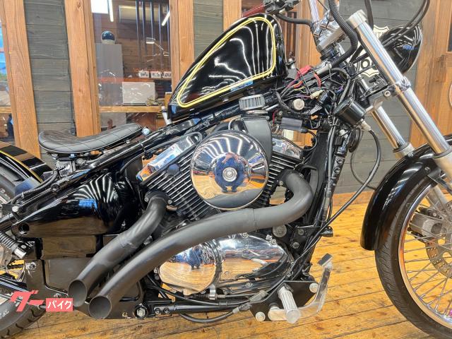 カワサキ バルカン400 フルカスタム ニューペイント ベントマフラー