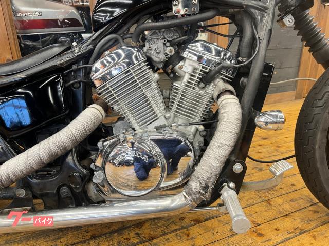 ホンダ スティード400 フリスコカスタム ドラッグパイプマフラー