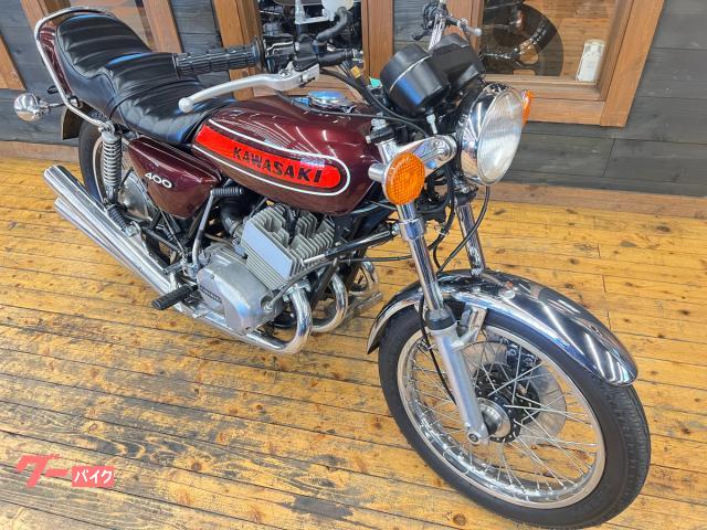カワサキ 400SS 1974年モデル タックロールシート