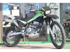 カワサキ　スーパーシェルパ　２００７年　最終モデル　ＫＬ２５０Ｈ７Ｆ型　ＺＥＴＡレバーガード　ニッシンフロントラジアルマスター　リアキャリア