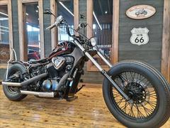 ホンダ　スティード４００　チョッパースタイルカスタム　オリジナルペイント　トリプルツリー　ロングフォーク　エイプハンガー　他多数