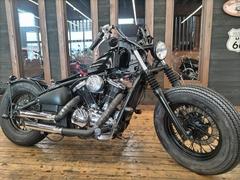 カワサキ　バルカン４００　フルカスタム車　前後１６インチホイール　新品ビンテージタイヤ　スラッシュカットマフラー　スポタン　ＳＵクリーナー他