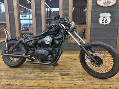 ヤマハ　ＸＶ２５０ビラーゴ　ブラックアウト　フルカスタム　トリプルツリー　ロングフォーク　ＳＵクリーナー　スラッシュカットマフラー他多数