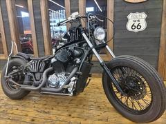 ホンダ　スティード４００　フルカスタム　ターンアウトマフラー　スポタン　前後ビンテージタイヤ　フラットフェンダー　シーシーバー　他多数