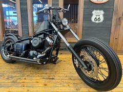 ヤマハ　ドラッグスター４００　１９９６年　４ＴＲ型　ブラックアウトフルカスタム　左右出しドラッグパイプマフラー　スカチューン