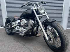 ヤマハ　ドラッグスター４００　１９９６年　４ＴＲ型　トラッカーハンドル　ロングポスト　ドラッグパイプマフラー　ソロシート