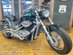 スズキ　イントルーダークラシック　ＶＫ５４Ａ型　スポークホイールモデル　ベントマフラー　ダブルシート　ライザーバー　エンジンガード