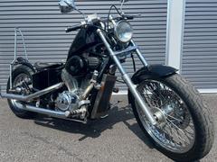 ホンダ　スティード４００　２００１年　スポーツタンク　スラッシュカットマフラー　ロングシーシーバー　ソロシート　ティアドロップエアクリ