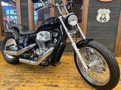 ホンダ　スティード４００　１９９３年　ミッドコントロール　トラッカーハンドル　スラッシュカットマフラー　ガンファイターシート