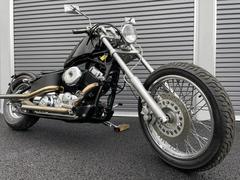 ヤマハ　ドラッグスター４００　１９９７年　４ＴＲ型　スポタン　スラッシュカットマフラー　フラットフェンダー　トリプルツリー