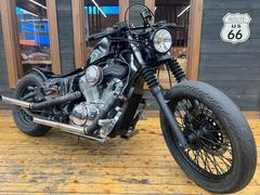 ホンダ　スティード４００　１９９４年　フルカスタム　フラットバーハンドル　スラッシュカットマフラー　スポーツタンク　ソロシート