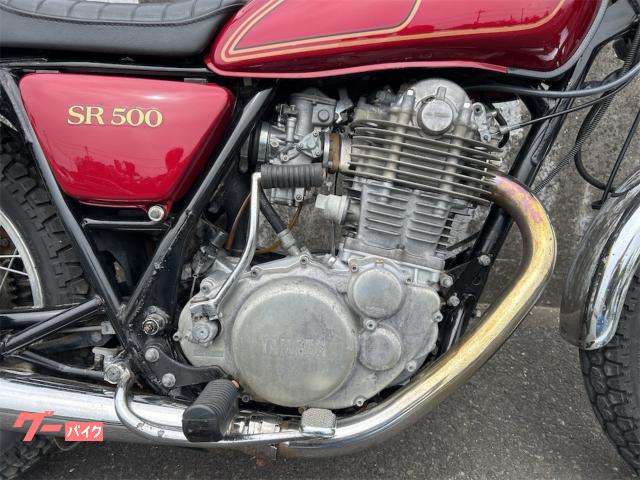 ヤマハ SR500－1型・VMキャブレター・当時物タイヤ付き