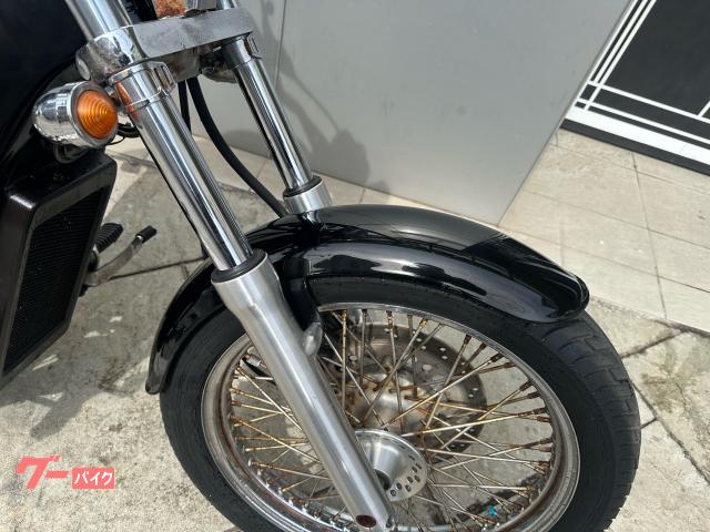 ホンダ スティード400 前後タイヤ新品 リアローダウン