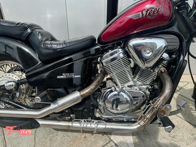 スラッシュカットマフラー スティード400 JMCA認証 スティード 400 600 スラッシュカット マフラー NC26 フル