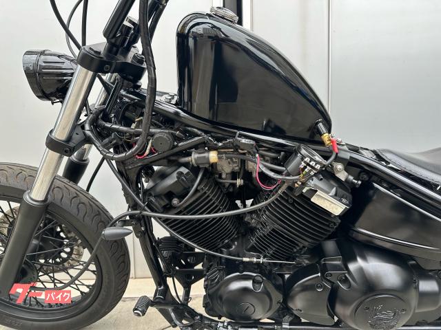 ヤマハ ドラッグスター400 フルブラックカスタム スポーツスター